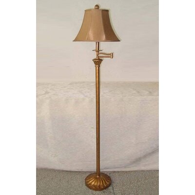 Swing  Floor Lamps on Fangio Swing Arm Floor Lamp In Antique Gold   Wayfair