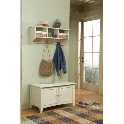 Entryway Storage Bench And Wall Cubbies